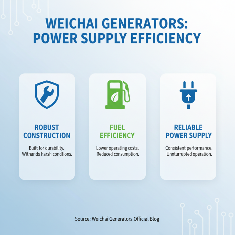 Discover the Best Weichai Generator Set for Reliable Power Supply Solutions?
