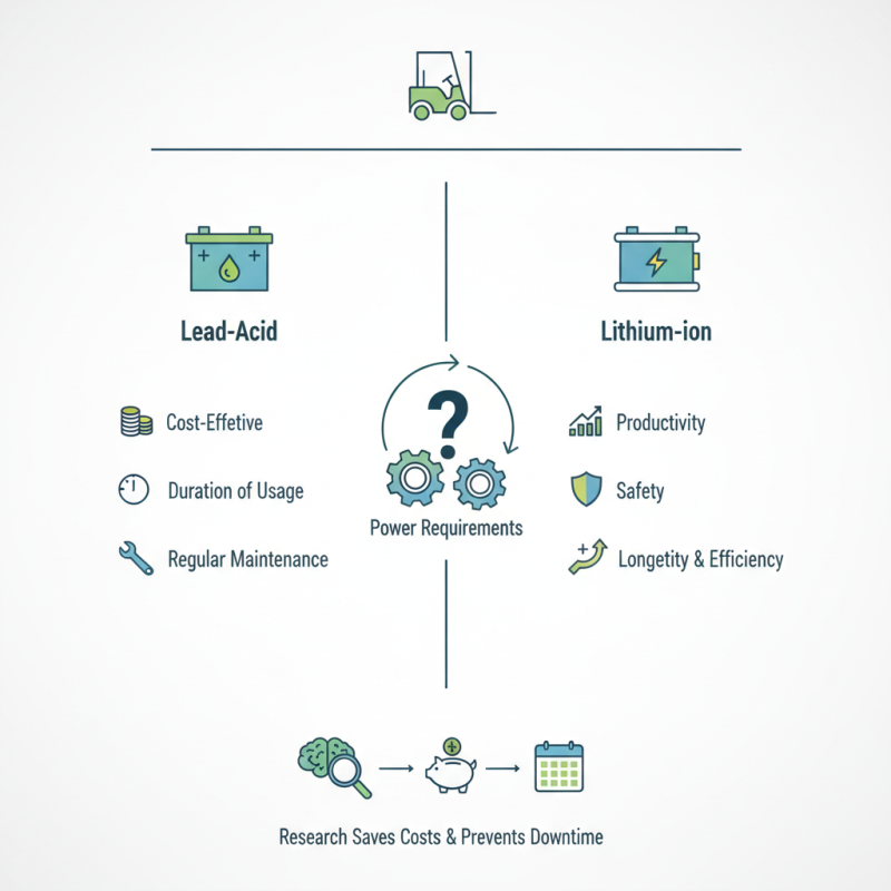 How to Choose the Right Forklift Battery for Your Needs?