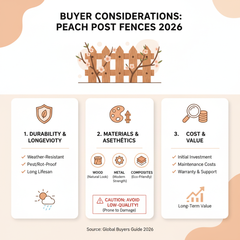 2026 Top Peach Post Fence Trends for Global Buyers?