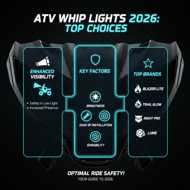 2026 Best ATV Whip Lights for Optimal Visibility and Safety?