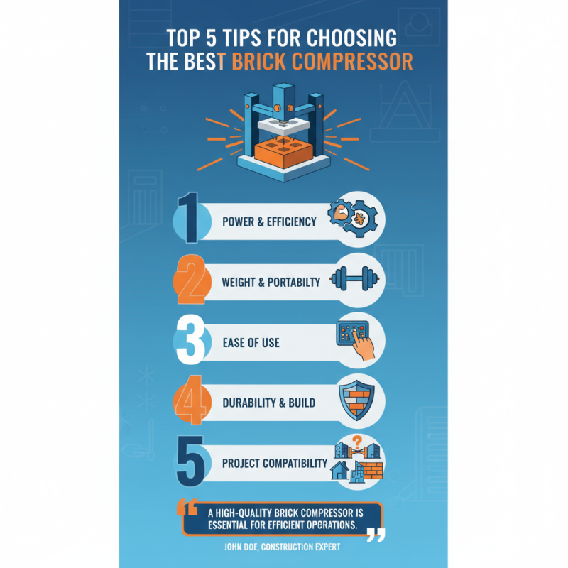 Top 5 Tips for Choosing the Best Brick Compressor?