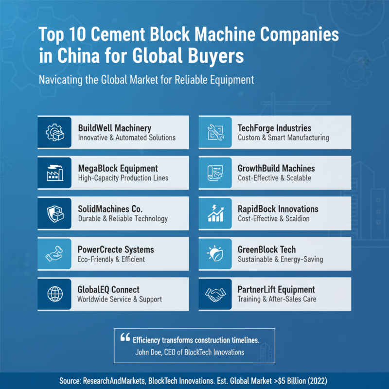 Top 10 Cement Block Machine Companies in China for Global Buyers?