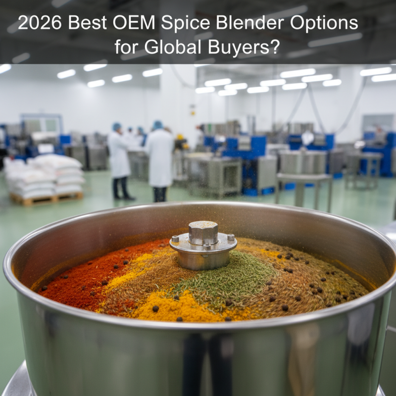 2026 Best OEM Spice Blender Options for Global Buyers?
