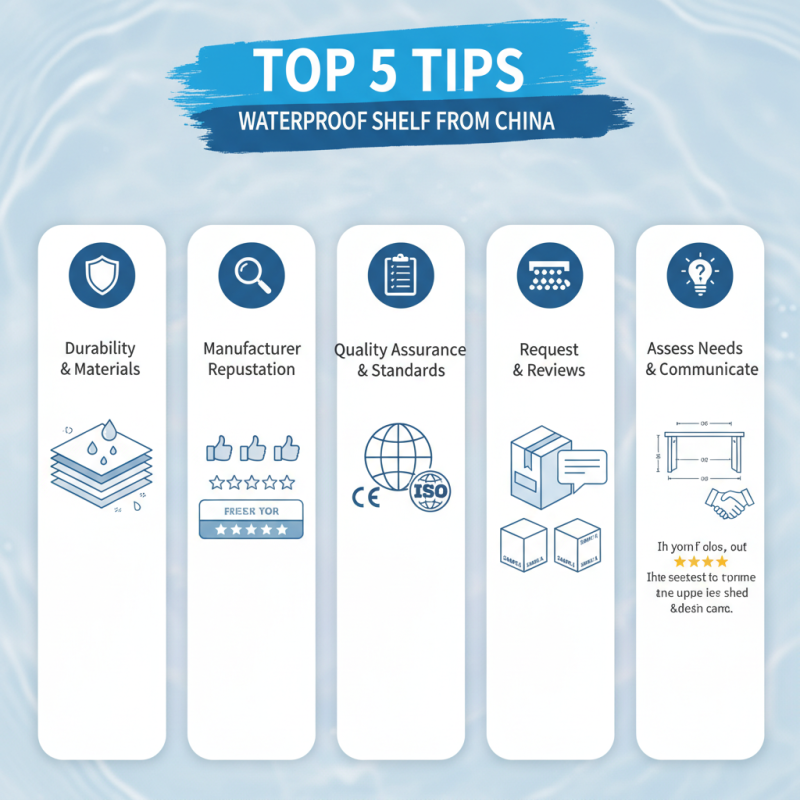 Top 5 Tips for Choosing a High Quality Waterproof Shelf from China?