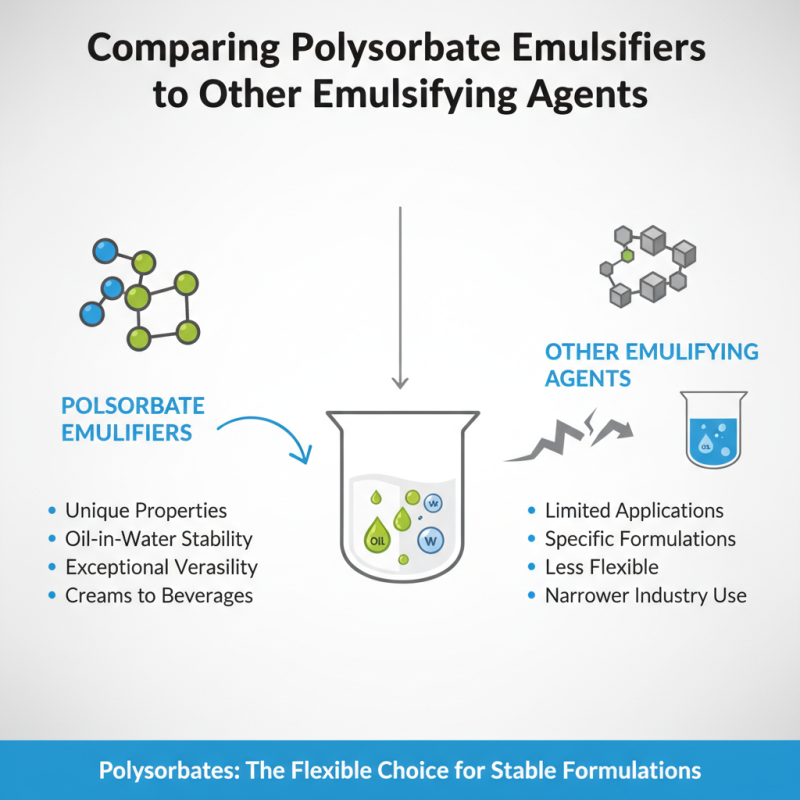 Why Choose Polysorbate Emulsifiers for Your Formulations?