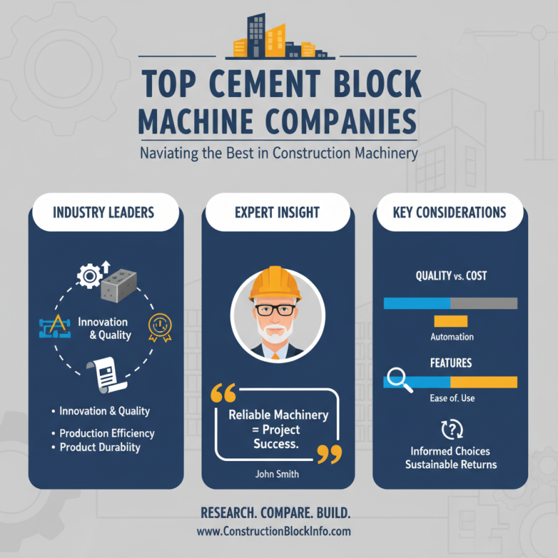Top Cement Block Machine Companies You Should Know?