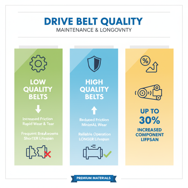 Why Choose the Right Drive Belts for Your Business Needs?