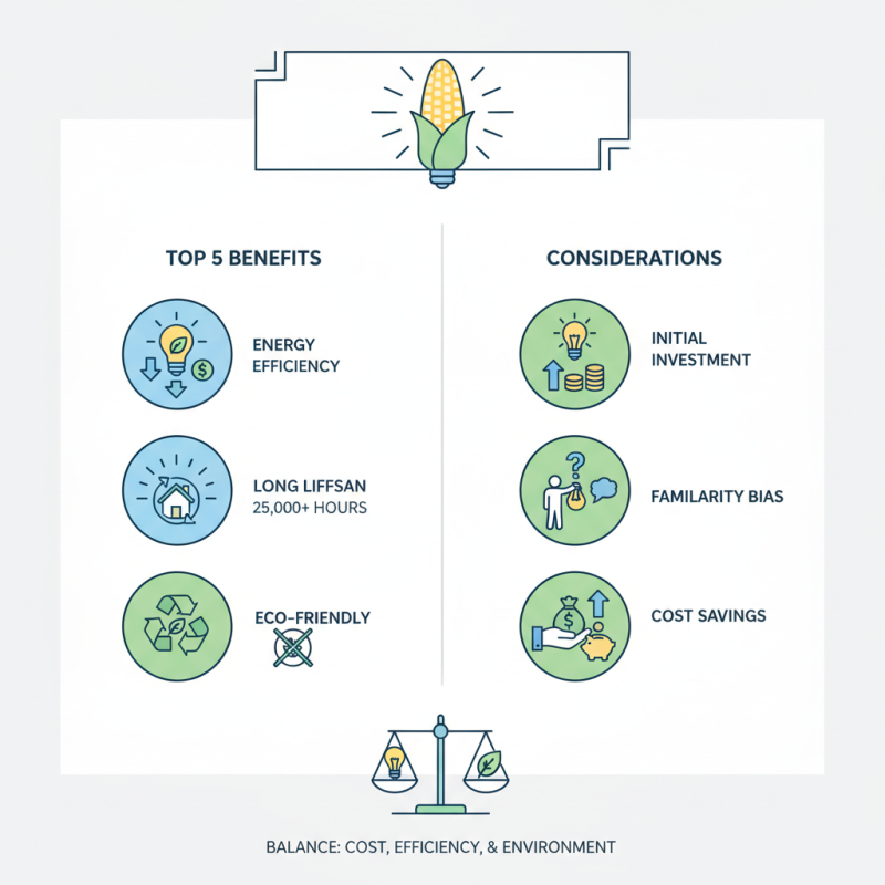 Top 10 Benefits of Using Corn Lamps for Your Home Lighting