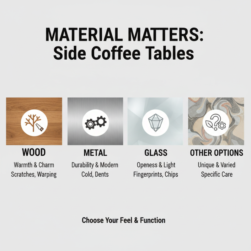 How to Choose the Perfect Side Coffee Tables for Your Home?