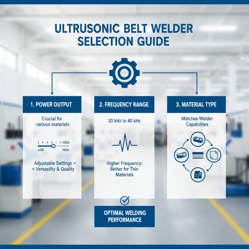 Top 7 Tips for Choosing the Best Ultrasonic Belt Welder?