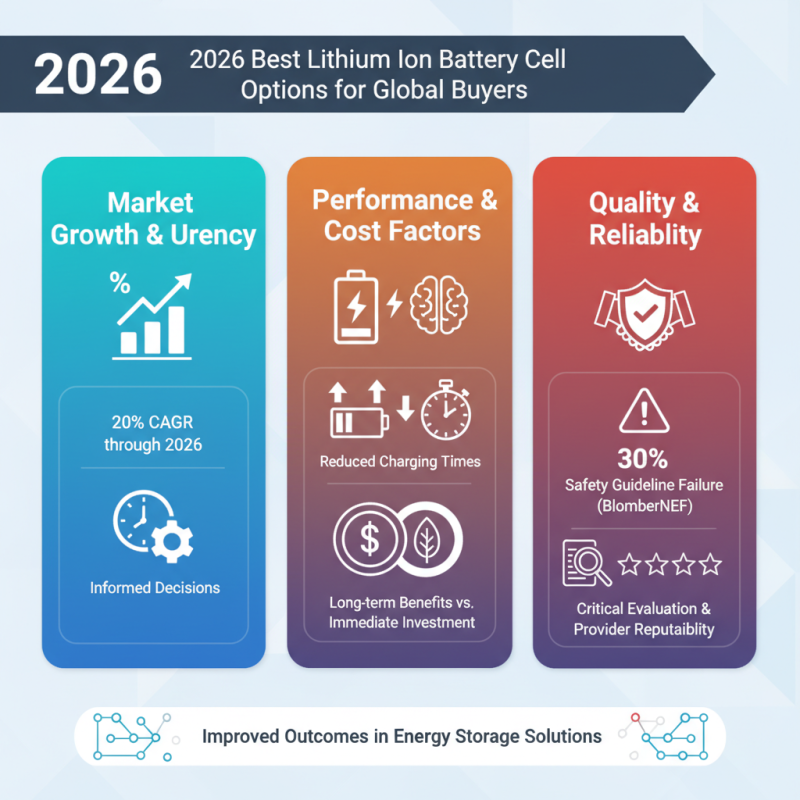 2026 Best Lithium Ion Battery Cell Options for Global Buyers?