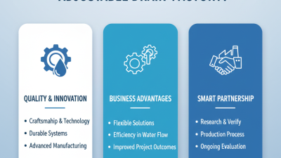Why Choose a China High-Quality Adjustable Drain Factory?