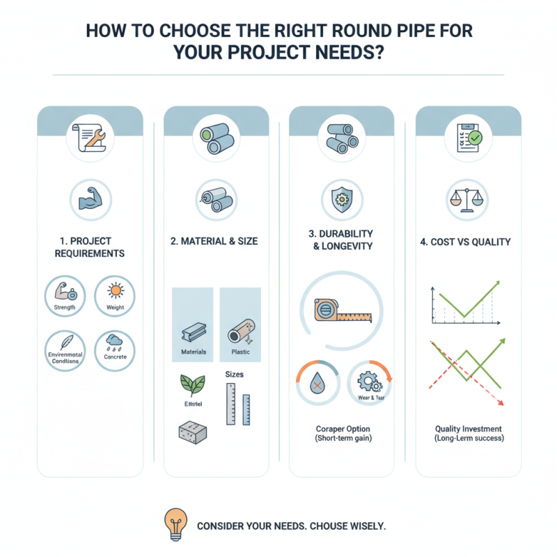 How to Choose the Right Round Pipe for Your Project Needs?