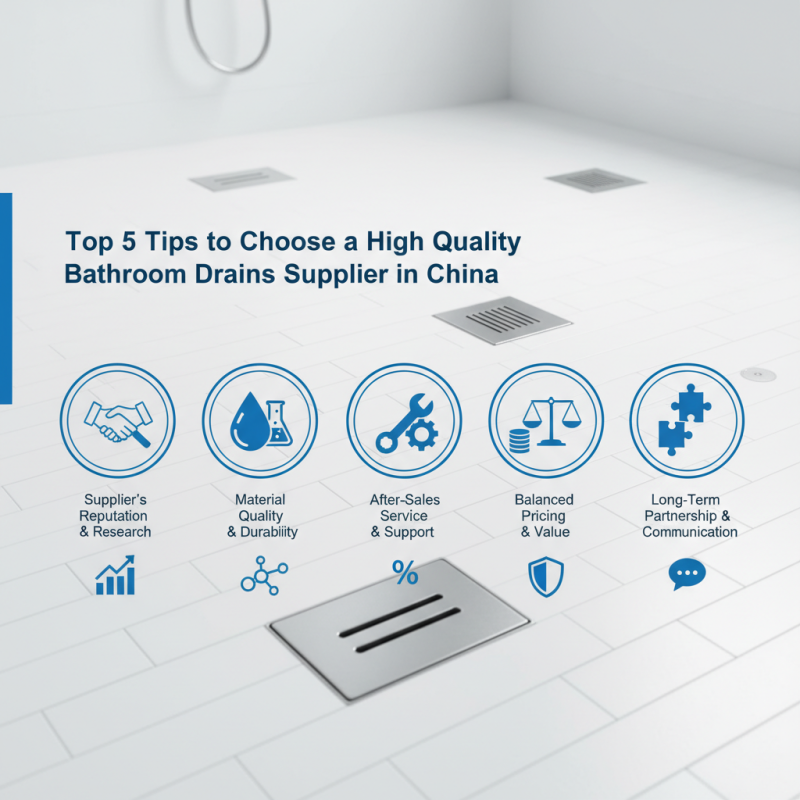 Top 5 Tips to Choose a High Quality Bathroom Drains Supplier in China?