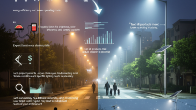 How to Choose the Best Solar Street Light for Your Needs?