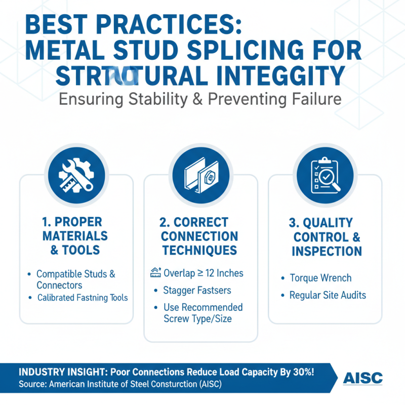 China Top 10 Methods for Splicing Metal Studs Together Efficiently?