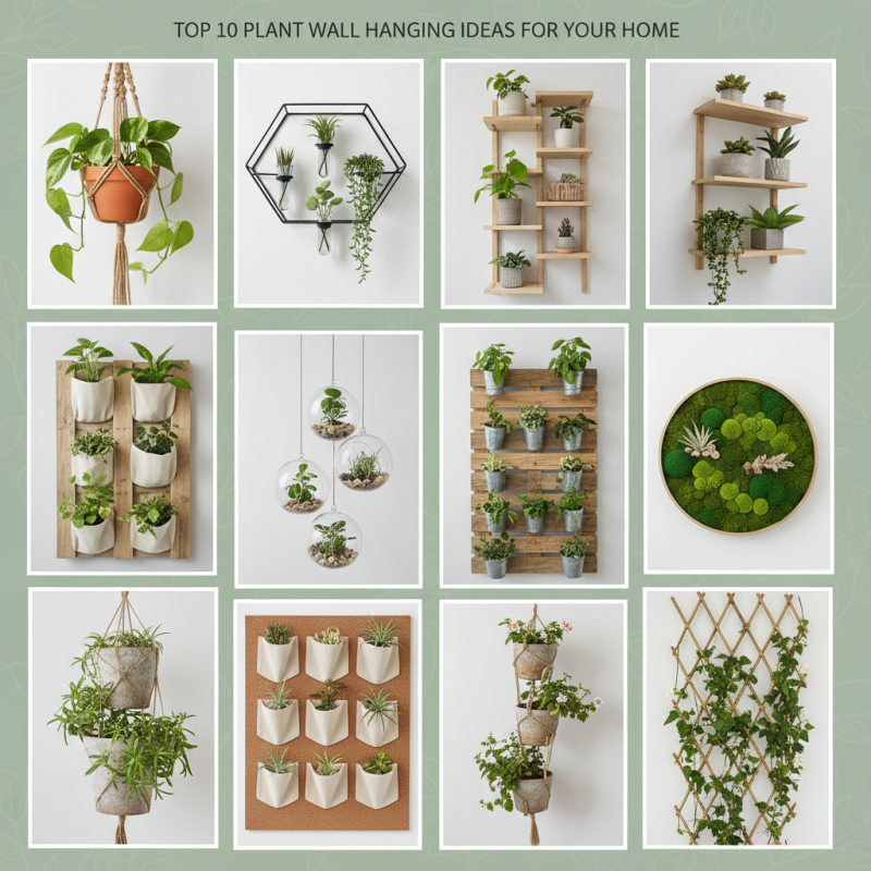 Top 10 Stunning Plant Wall Hanging Ideas for Your Home Decor Inspiration?