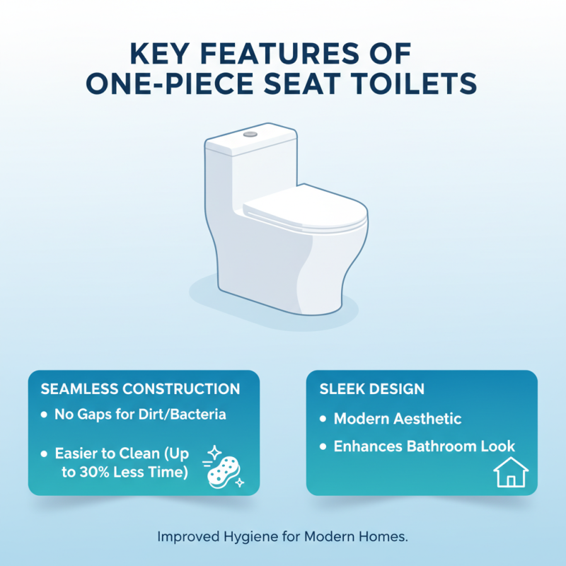 What is One Piece Seat Toilet Benefits and Features?