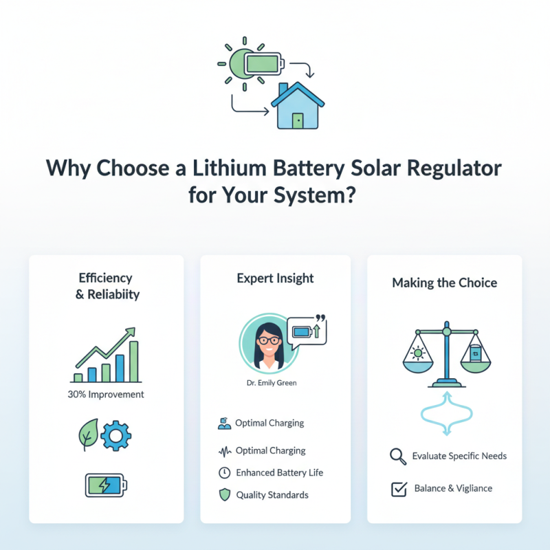 Why Choose a Lithium Battery Solar Regulator for Your System?