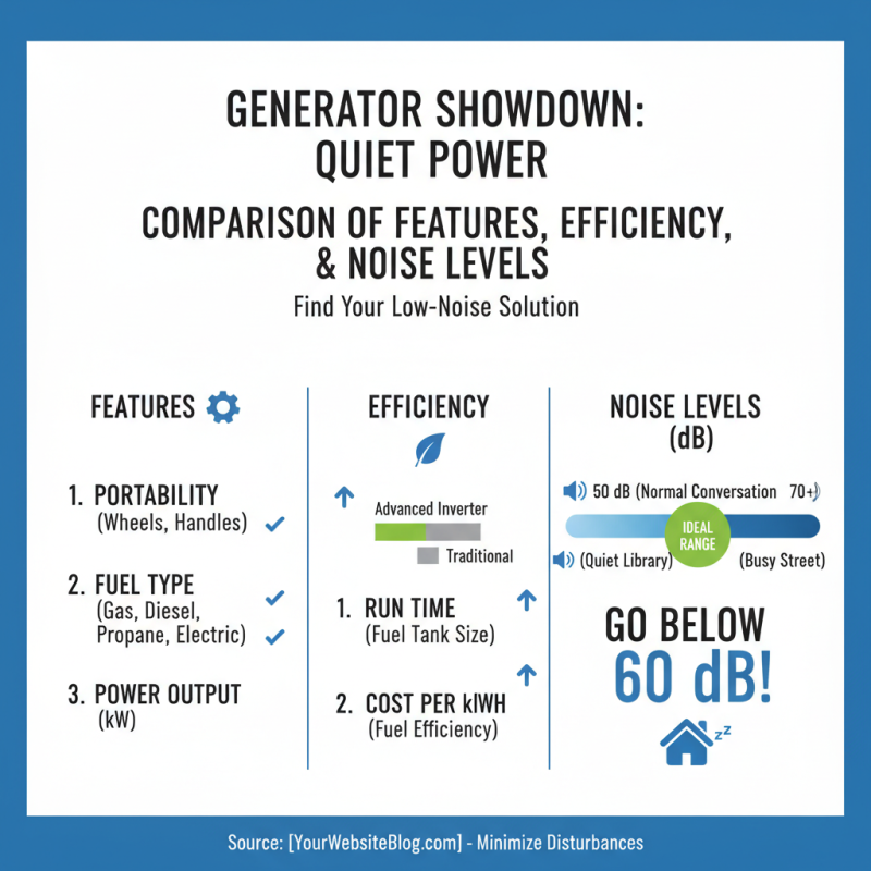 Top 10 Low Noise Generator Sets for Quiet Power Solutions?