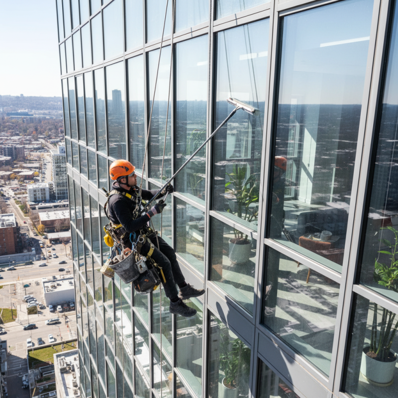 How to Safely Clean Windows in High Rise Apartments?
