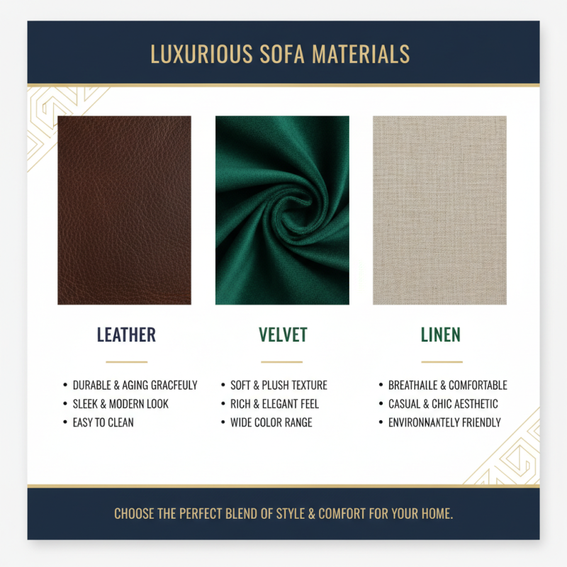 How to Choose the Perfect Luxurious Sofa for Your Home?