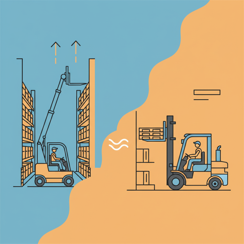 Difference Between Reach Truck and Forklift What to Know?