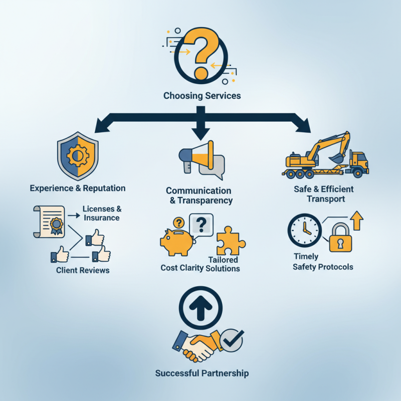 How to Choose the Best Heavy Equipment Hauling Services?