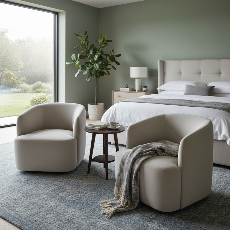How to Arrange Lounge Chairs in Your Master Bedroom Space?