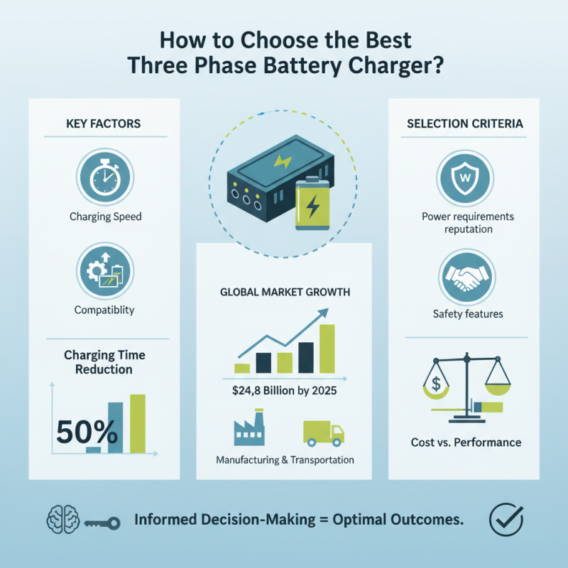 How to Choose the Best Three Phase Battery Charger?
