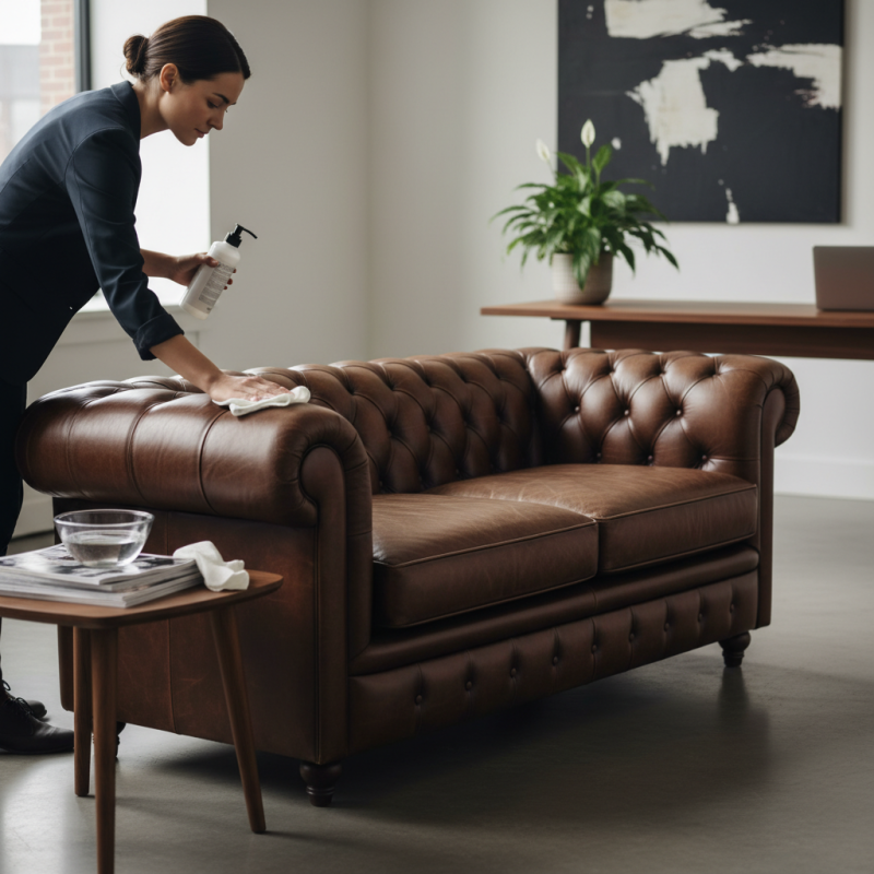 How to Clean and Maintain Leather Office Sofas Effectively?