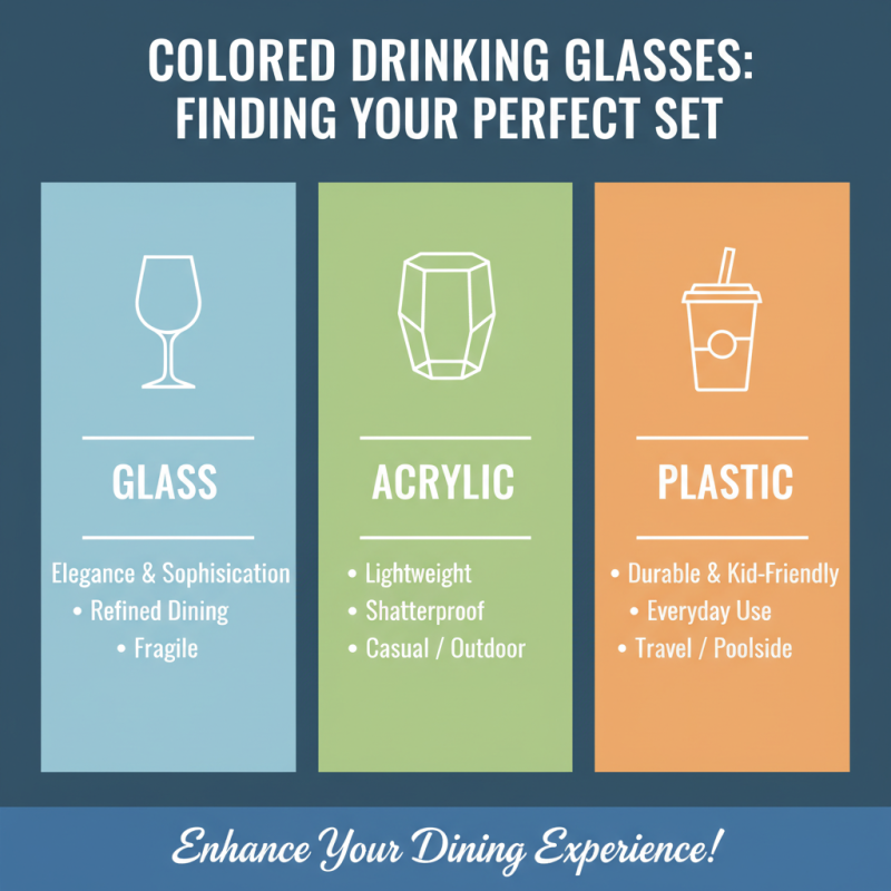 Top 10 Colored Drinking Glasses for Global Buyers?