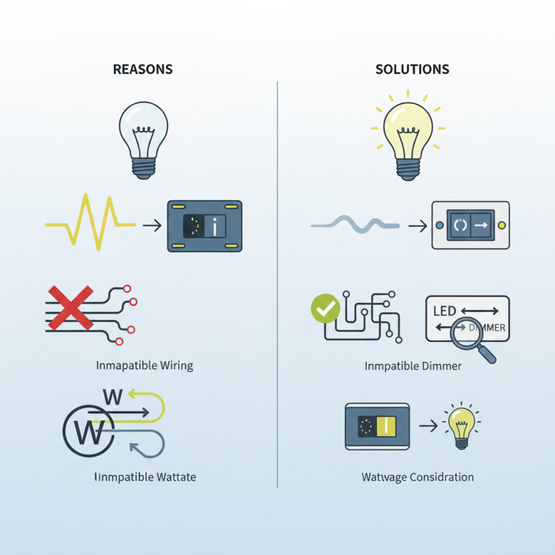 LED Bulb Flickering with Dimmer Reasons and Solutions Explained?