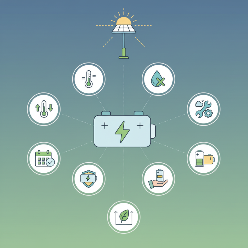 10 Essential Tips for Maintaining Solar Street Light Batteries?