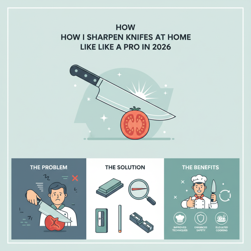 How to Sharpen Knives at Home Like a Pro in 2026?