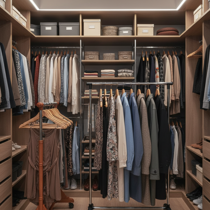 How to Choose the Best Hanger Rack for Clothing Storage?