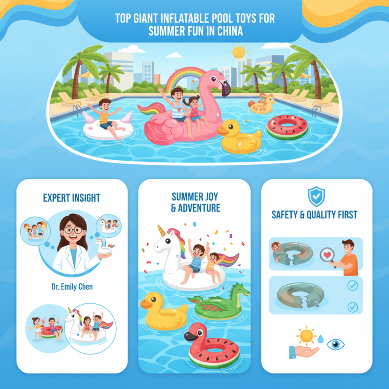 Top Giant Inflatable Pool Toys for Summer Fun in China