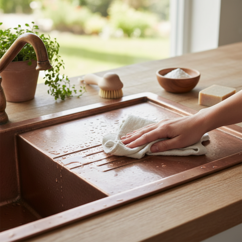 How to Maintain a Handmade Kitchen Sink for Long Lasting Use?