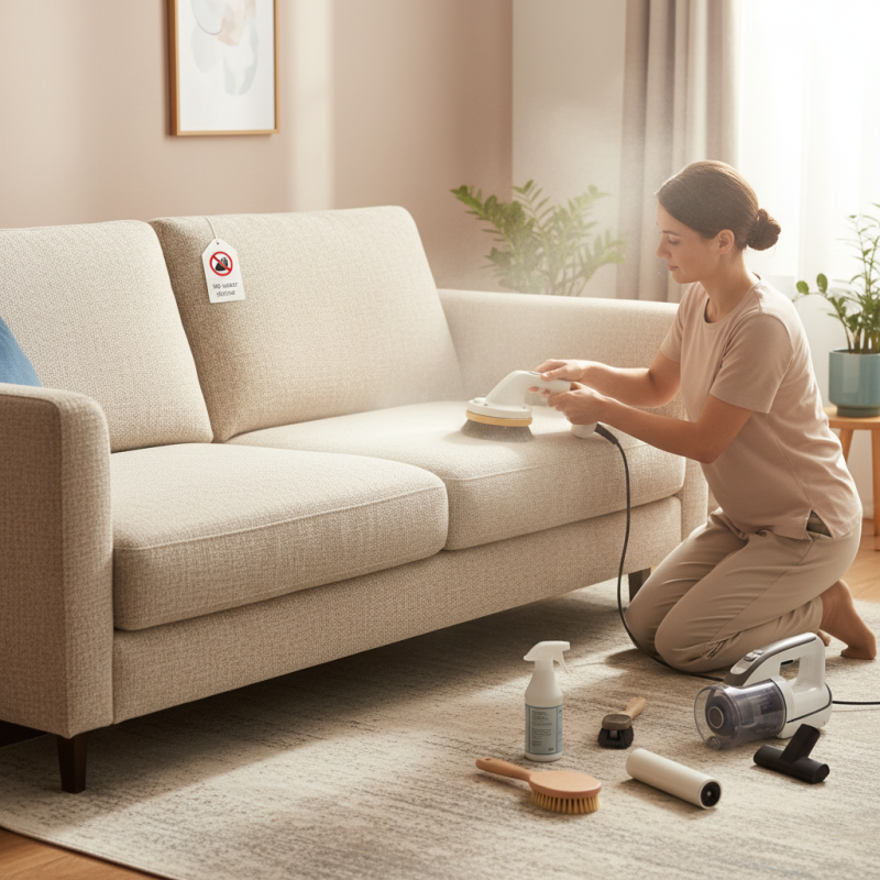 How to Clean a Fabric Sofa Without Water Efficiently?