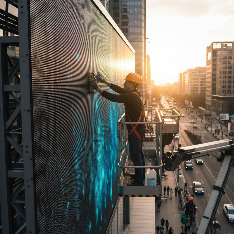 How to Clean and Maintain Your Outdoor LED Billboard Effectively?