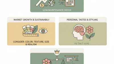How to Choose the Best Fake Flowers for Your Home Decor?