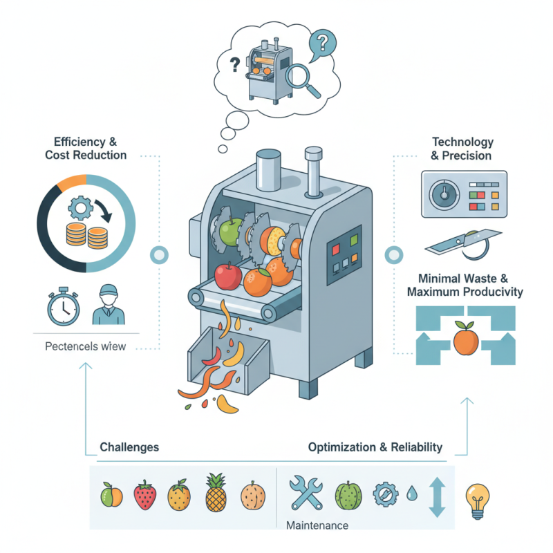 How does an industrial fruit peeling machine work effectively?
