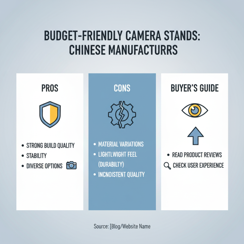 Top Camera Stands in China for Global Buyers to Consider?