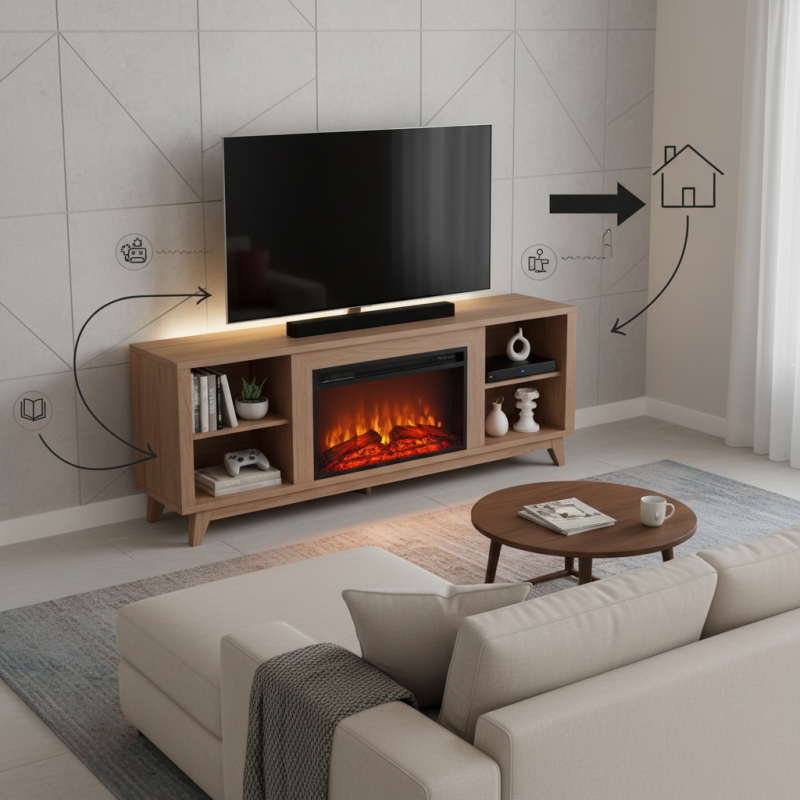 What is a Tv Stand With Fireplace and How Does It Enhance Your Living Space?