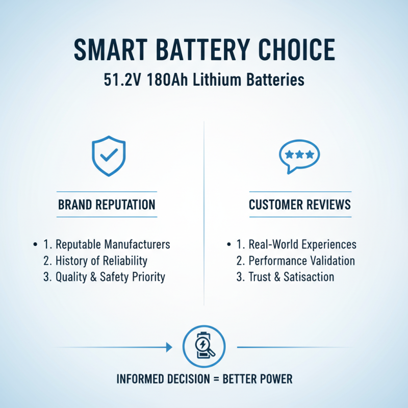 How to Choose the Best 51.2vot 180amp Lithium Battery?
