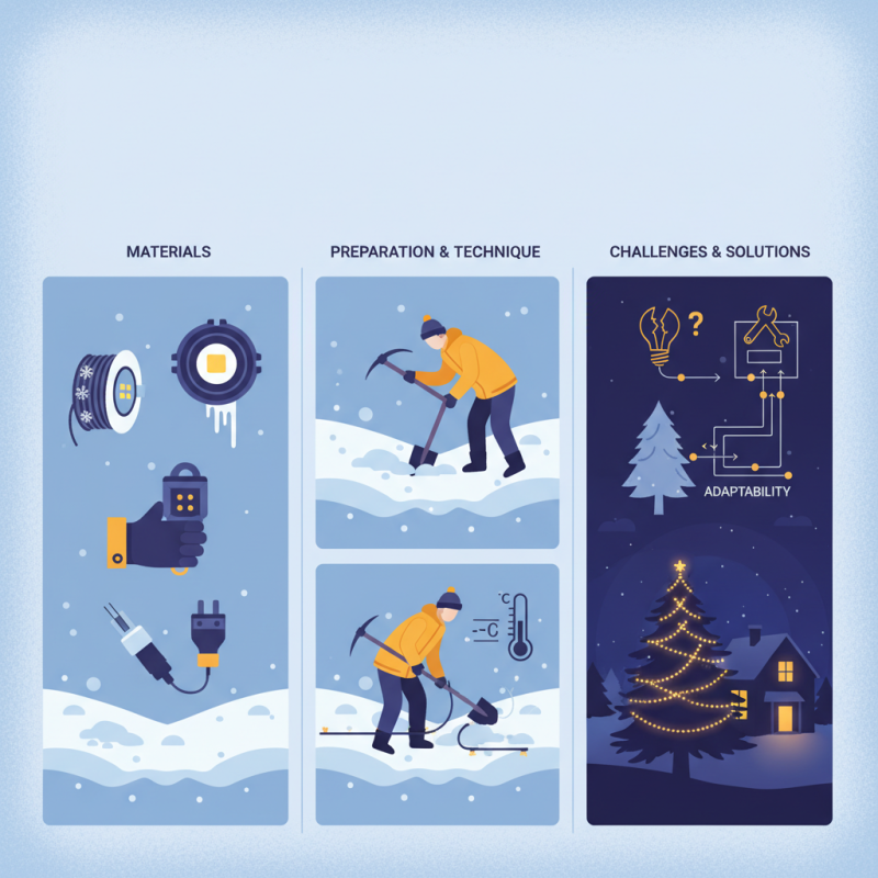 How to Install Outdoor Decorative Lighting in Cold Weather?