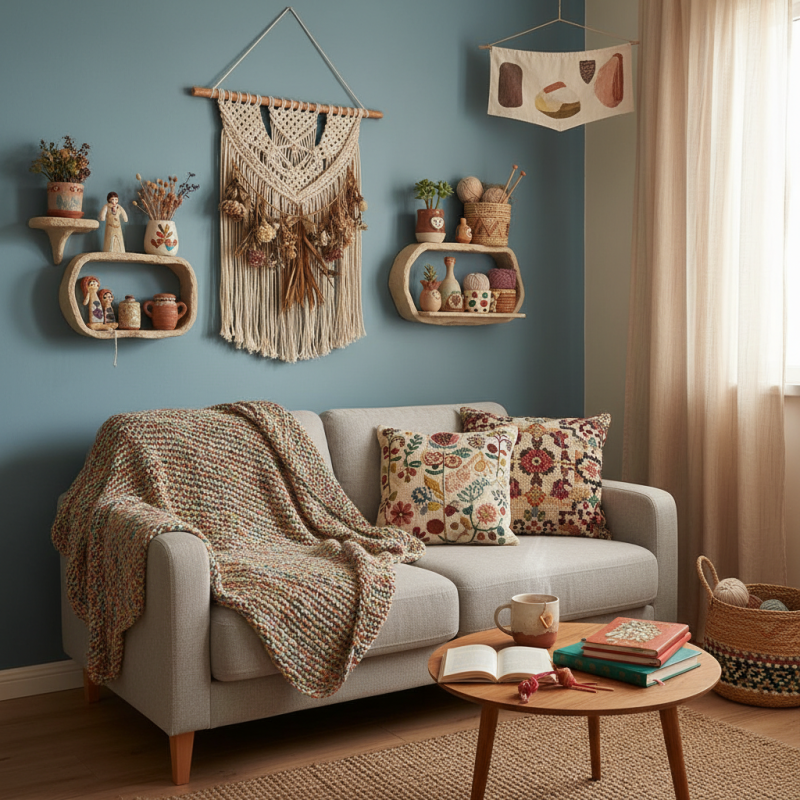 How To Use Handmade Crafts To Decorate Small Spaces?