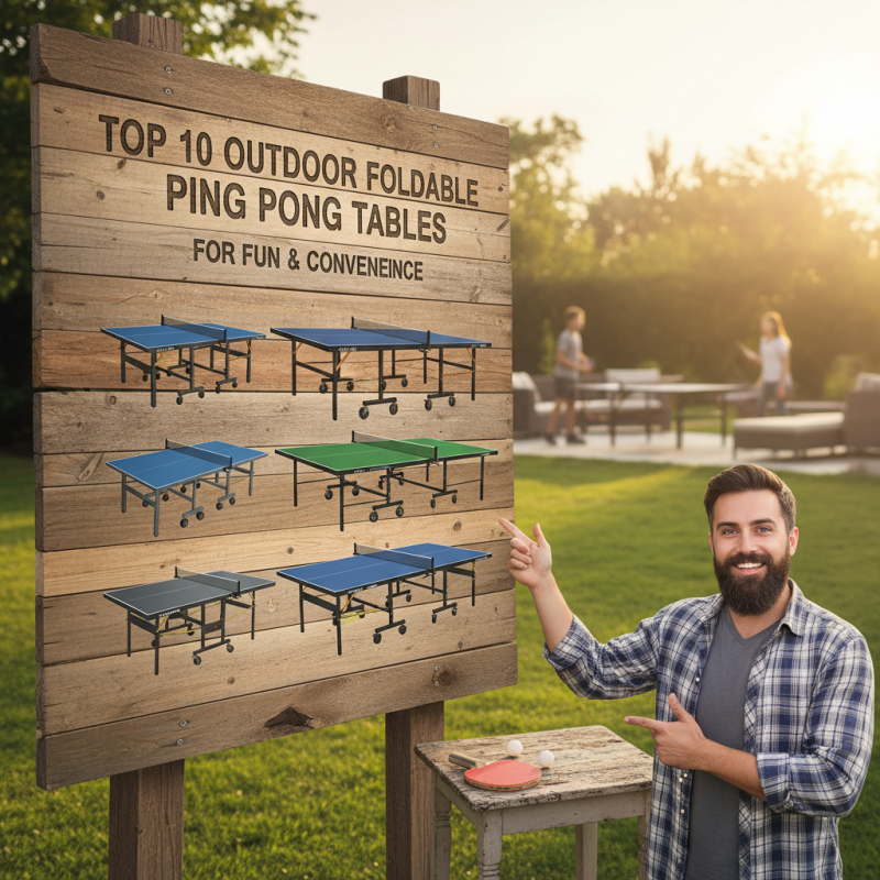 Top 10 Outdoor Foldable Ping Pong Tables for Fun and Convenience?