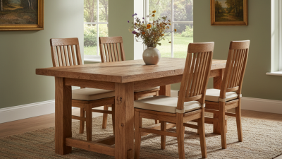 2026 Best Wooden Chair Table Designs for Your Home?