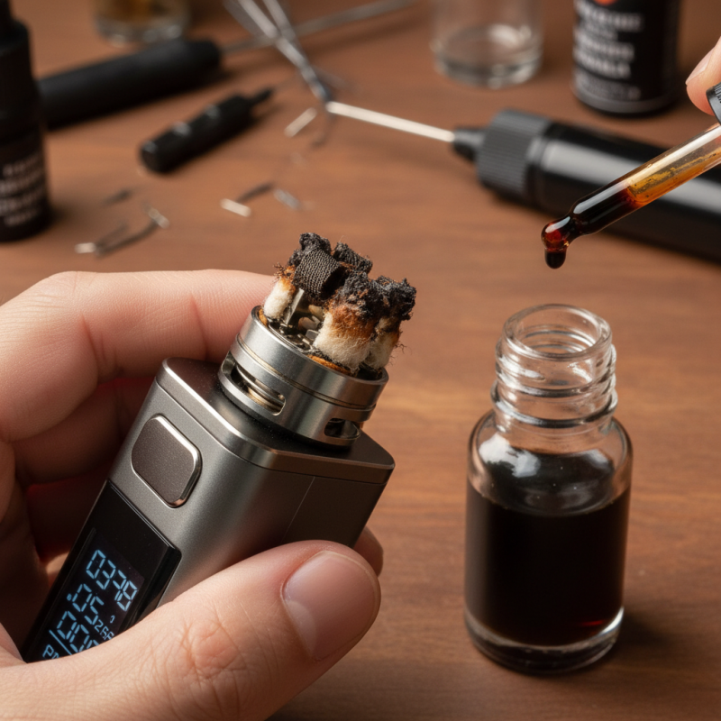 Why Does My Vape Taste Burnt Solutions to Fix It?